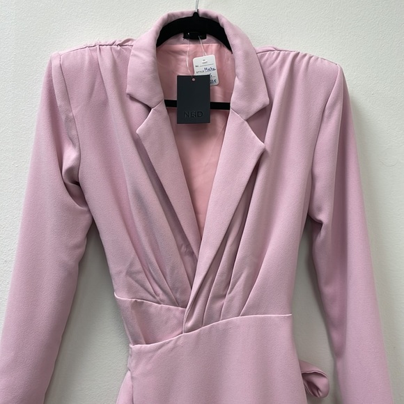 Nbd Mocha Mini Dress in Rose Pink - Picture 5 of 7